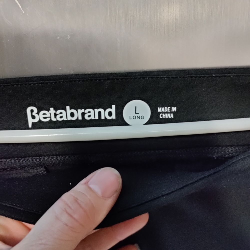 Betabrand L long straight leg